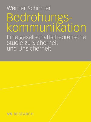 cover image of Bedrohungskommunikation